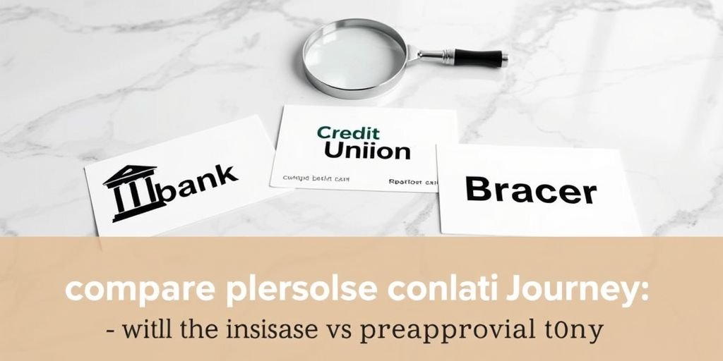Comparing lender options is the final step in the mortgage prequalification vs preapproval journey.