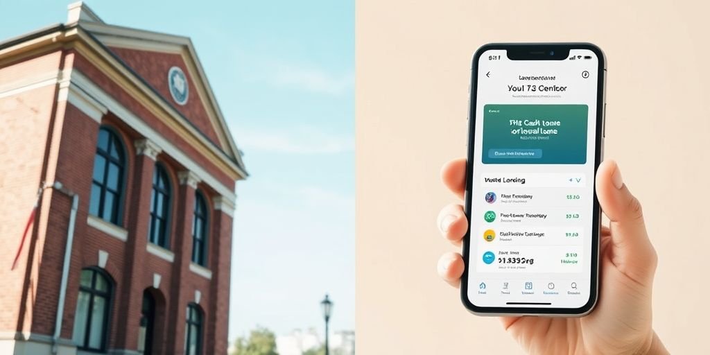  Comparison between a traditional bank and digital lending for FHA cash-out refinance vs conventional loans.