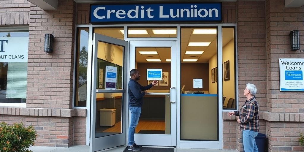 Credit union member opening a share-secured loan to build credit fast no credit card.