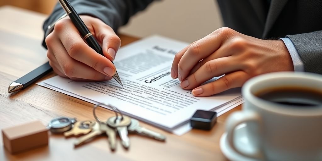  Signing closing documents and paying fees for an FHA cash-out refinance.